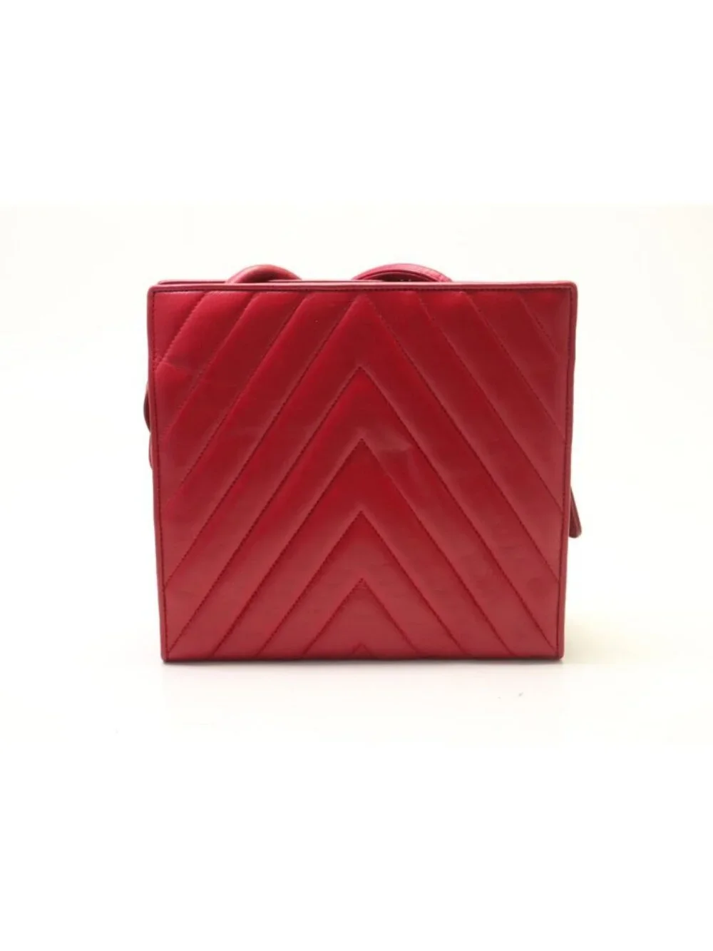 Chanel V-stitch Lambskin Shoulder Bag